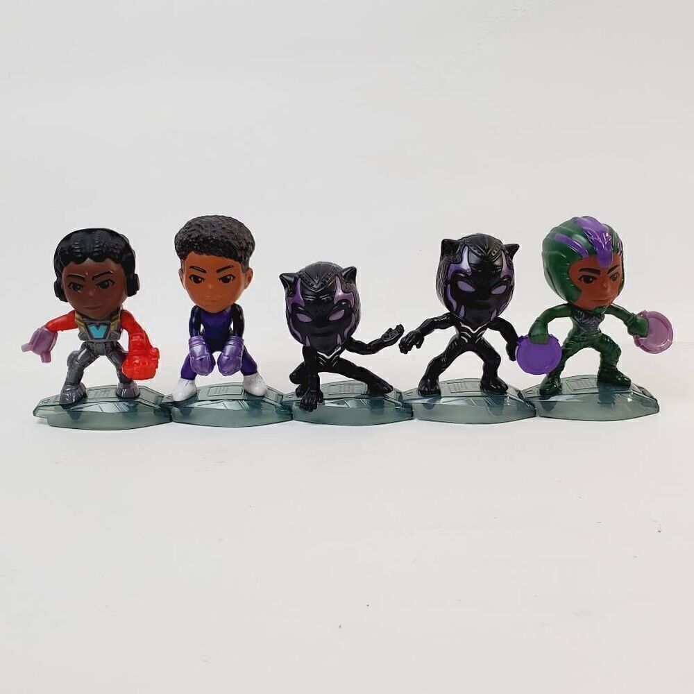 MARVEL STUDIOS BLACK PANTHER WAKANDA FOREVER McDonald's Happy Meal toy bundle